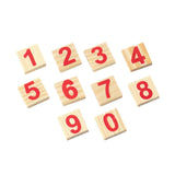 Wood Calculate digital Baby Toy Brick