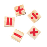 Wood Calculate digital Baby Toy Brick