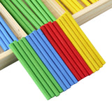 Wood Calculate digital Baby Toy Brick