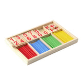 Wood Calculate digital Baby Toy Brick